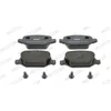 Image de 4 plaquettes de frein ferodo fdb1349
