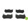 Image de 4 plaquettes de frein ferodo fdb1627