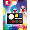 Image de Smiffys Maquillage FX Smiffys, Palette de peinture pour le visage, avec applicateur, 7 couleurs, fard