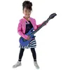 Image de smiffys Costume rock star glamour, Noir, avec haut et veste- M / 7-9ans