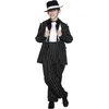 Image de Smiffys Costume zazou, noir, avec veste, pantalon et brassards