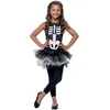 Image de Smiffys Costume tutu de squelette, Noir & blanc, avec robe tutu imprimée