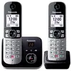 Image de Cordless Panasonic KX TG6862JTB Twin Dect Black e Silver