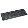 Image de Kensington 948067 Advance Fit - Clavier fin et silencieux avec câble de taille normale, touches multimédias pour le contrôle du volume et le fonctionnement Plug & Play, compatible avec Windows et Mac,