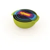 Image de Joseph Joseph Nest 9 Plus - Ensemble Compact Emboitable de Saladiers, Bols, Passoires, Chinois et Doseurs - Multicolore