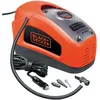 Image de Black+Decker ASI300-QS Gonfleur-Compresseur Filaire - 11 Bars - 160 PSI - 220 V ou Allume-Cigare 12V - Fourni avec 1 Aiguille et 2 Embouts