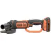Image de Black & Decker BCG720M1-QW Haakse accuslijper 125 mm Incl. accu, Incl. lader, Incl. accessoires 18 V 4.0 Ah