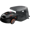 Image de Black+Decker Black + Decker BCRMW123-QW Robot Tondeuse à Gazon Haut de Gamme avec Nettoyeur, Niche et Une Batterie 12 V 4,3 Ah Lithium pour 700 m²