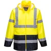 Image de Portwest Veste de pluie Hi-Vis bicolore, Couleur: Jaune/Marine, Taille: XL, H443YNRXL
