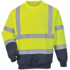 Image de Portwest Sweat haute visibilité bicolore taille XL couleur : jaune/marine B306YNRXL