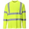 Image de Portwest T-Shirt Hi-Vis manches longues, Couleur: Jaune, Taille: XXL, S278YERXXL