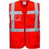 Image de Portwest Berlin S476RERXL Gilet pour homme Rouge Taille XL
