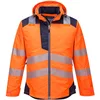 Image de Portwest PW3 T400ONRS Veste d'hiver haute visibilité Orange/bleu marine Taille S