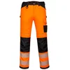 Image de Portwest PW340 Pantalon de Travail Haute Visibilité PW3 Pour Hommes Orange/Noir, 48