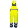 Image de Portwest S488 Salopette De Pluie Respirante Et Imperméable À Haute Visibilité Pour Hommes Contrastée Jaune/Marine, 5XL