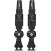 Image de Muc-Off Big Bore Lite Tubeless Valves noires 30 mm   Capuchons de poussière conçus avec précision pour les motos avec technologie révolutionnaire Airflow   Capuchons de valve Presta pour VTT sans
