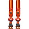 Image de Muc-Off Big Bore Valve hybride Tubeless Orange 30 mm   Capuchons anti-poussière fabriqués avec précision avec technologie Airflow révolutionnaire   Capuchons de valve de vélo pour VTT sans chambre à