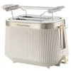 Image de Russell Hobbs Grille-pain [2 tranches] Pierre Brontë (6 niveaux de brunissement, finition mate, accents en acier inoxydable, Lift & Look,fonctions d’échange/réchaud/annulation,chauffe-pain) 26761-56