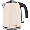 Image de Russell Hobbs Bouilloire [1,7 L, 2400W] Couleurs Plus Jasmine (accents en acier inoxydable, ébullition rapide, compteur d eau, filtre anticalcaire amovible, économic, bec verseur parfait) 28510-70