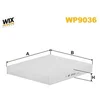 Image de Filtre d'habitacle standard wix filters wp9036