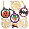 Image de Baker Ross AX230 Lot de 10 boules en bois pour Halloween