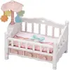 Image de Sylvanian Families - Le lit de bébé et mobile - 5534 - Meubles et Accessoires Poupée - Mini Poupées