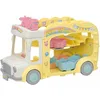 Image de Sylvanian Families - Le Bus Arc-en-Soleil   Bus à 3 étages Transformable en Aire de Jeux pour 28 Bébés   Modèle 5744