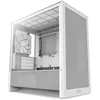 Image de NZXT H3 Flow   Boîtier PC Gaming Micro-ATX   Flux d’air optimisé   1 ventilateur 120 mm inclus   GPU taille standard   Rad. 280 mm avant, 240 mm dessus   Carte mère Back-Connect   Blanc