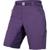 Image de Endura Hummvee Short de cyclisme baggy avec doublure pour femme, chiné, M