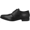 Image de Clarks Howard Walk, Plat Oxford Homme, Black Leather, 41 EU