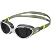 Image de Speedo Lunettes de natation Biofuse 2.0 pour femme adulte, vert campagnard/blanc, taille unique