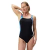 Image de Speedo Maillot de bain 1 pièce sculptant Luna Lustre imprimé pour femme, Indigo Glow, 32