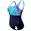 Image de Speedo Maillot de bain une pièce sculptant contour Eclipse imprimé, gemme turquoise, taille 54