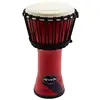 Image de World Rhythm - Djembe Tambour - Synthétique 8 Pouces - Rouge - MDJ001-RD