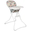 Image de Graco Snack N' Stow Chaise haute pliable compacte, légère avec seulement 5,4 kg et pliage autonome, mode de jeu