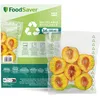 Image de FoodSaver Sacs d emballage sous vide - Sacs alimentaires recyclables et réutilisables - Conservent la fraîcheur de vos aliments jusqu à 5 fois plus longtemps - Sans BPA - 36 sacs (20cm x 25cm ; 0,94l)