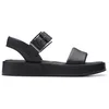 Image de Clarks Sandales à lanières Alda pour femme, cuir noir, 41 EU