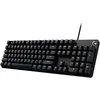 Image de Logitech G 413 SE Clavier de jeu mécanique - Avec rétroéclairage, commutateurs mécaniques tactiles, anti-ghosting, compatible avec Windows, macOS, disposition QWERTZ allemande - Noir