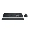 Image de Logitech MX Keys S Combo - Clavier et souris sans fil performants avec repose-poignet, éclairage, défilement rapide, Bluetooth, USB-C, pour Windows/Linux/Chrome/Mac, disposition US International