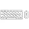 Image de Logitech Pebble 2 Combo Set met toetsenbord en muis Draadloos Optisch Wit 3 Toetsen