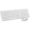 Image de Ensemble clavier et souris sans fil Logitech MK950 Signature Slim - Blanc, QWERTY Pan Nordic Layout