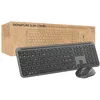 Image de Logitech Signature Slim MK950 for Business, kit clavier et souris sans fil, saisie discrète, récepteur sécurisé, Bluetooth, certification globale, Windows/Mac/Chrome/Linux -Graphite, disposition