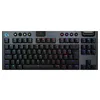 Image de Logitech G G915 X LIGHTSPEED TKL Clavier gaming sans fil ultra-plat, touches PBT double couche, touches entièrement programmables, rétroéclairage RVB, GL Brown Tactile - PC/Mac, US INT'L QWERTY-Noir