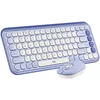 Image de Logitech POP ICON COMBO, ensemble clavier et souris Bluetooth, frappe confortable, touches et boutons programmables, clics discrets, Easy-Switch jusqu à 3 dispositifs - Lilas