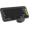 Image de Logitech POP ICON COMBO, ensemble clavier et souris Bluetooth, frappe confortable, touches et boutons programmables, clics discrets, Easy-Switch jusqu à 3 dispositifs