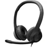 Image de Logitech H390   sladdanslutet headset för PC/bärbar dator, stereohörlurar med brusreducerande mikrofon, stereo, sladdmonterade reglage, Works With Chromebook   SVART