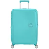Image de American Tourister Soundbox - Valise Spinner M Extensible, 67 cm, 71.5/81 L, Bleu (Poolside Blue)