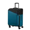 Image de American Tourister Daring Dash - Spinner M, valise extensible, 66,5 cm, 67/75 L, noir/bleu (noir/bleu)
