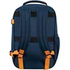 Image de American Tourister Take2Cabin - Sac de cabine easyJet 36 x 20 x 45 cm, 38 L, 0,70 kg, bagage à main, sac à dos d'avion M, sous-siège, bleu/orange (bleu marine foncé/orange éclatant)