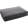 Image de Coussin Avalon RECTANGULAIRE + Fermeture Eclair + Bord Gris FONCÉ 100x70x18CM